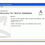 Recovery for Works Database 2.0.0920 screenshot