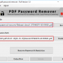 Remove PDF Password Protection 1.0 screenshot