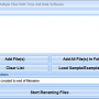 Rename Multiple Files With Time and Date Software 7.0 screenshot