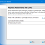 Replace Attachments with Links 4.21 screenshot