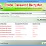 Router Password Decryptor 6.0 screenshot