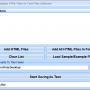 Save Multiple HTML Files As Text Files Software 7.0 screenshot