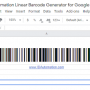 Sheets GS1 128 Barcode Script for Google 21.06 screenshot