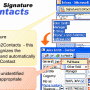 Signature2Contacts for Outlook 1.11.2176 screenshot