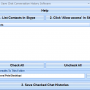 Skype Save Chat Conversation History Software 7.0 screenshot