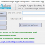 Softaken Google Apps Backup 1.0 screenshot