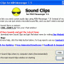 Sound Clips for MSN Messenger 1.7.0 screenshot
