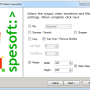 Spesoft Free Video Converter 1.2 screenshot