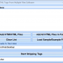 Strip HTML Tags From Multiple Files Software 7.0 screenshot