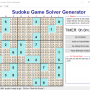 Sudoku Game Solver Generator for Windows 1.0.0 screenshot