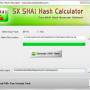 SX SHA1 Hash Calculator 1.1 screenshot