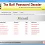 The Bat Password Decoder 3.0 screenshot