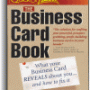 The Business Card Book, in HTML 2002 screenshot