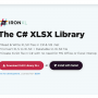 The C# XLSX Library 2020.9 screenshot