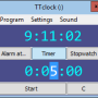 TTclock 1.45 screenshot