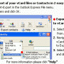 vCard Converter for Outlook Express 1.11 screenshot