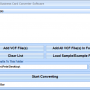 VCF To Business Card Converter Software 7.0 screenshot