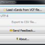 VCF to CSV Converter 1.9 screenshot