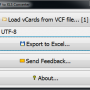 VCF to XLS Converter 1.0 screenshot