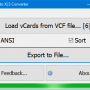 VCF to XLS Converter 1.0 screenshot