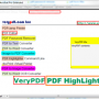 VeryPDF PDF Highlighter Command Line 2.0 screenshot