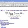 VeryPDF PDF Stamp Command Line 2.51 screenshot