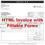 VeryUtils HTML Invoice with Fillable Forms 2.7 screenshot