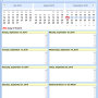 Weekly Calendar Schedule Software 7.0 screenshot