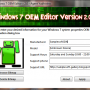 Windows 7 OEM Editor 2.0 screenshot