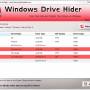 Windows Drive Hider 4.0 screenshot