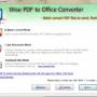 Wise PDF to Office Converter 1.0 screenshot