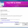 Writersoft Free PDF to Word 1.0 screenshot